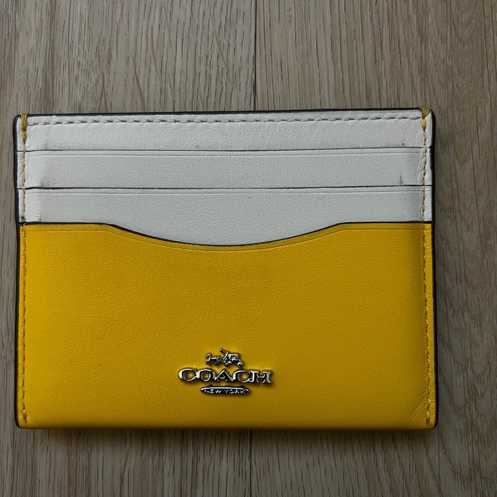 COACH slim ID card case holder